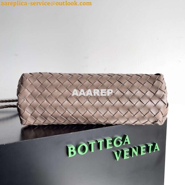 Replica Bottega Veneta BV 754990 Small East/West Andiamo Brown 8