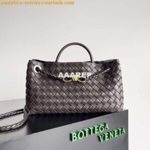 Replica Bottega Veneta BV 754990 Small East/West Andiamo Dark Brown