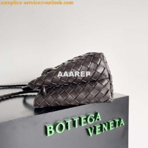 Replica Bottega Veneta BV 754990 Small East/West Andiamo Dark Brown 2