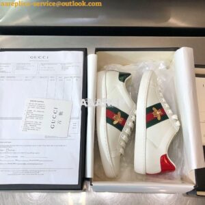 Replica Gucci Men Women's Ace with Embroidered Sneaker 431942 H01 2