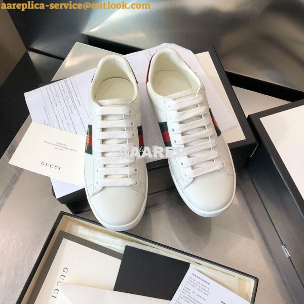 Replica Gucci Men Women's Ace with Embroidered Sneaker 431942 H01 5