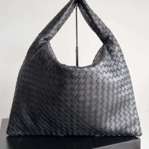 Replica Bottega Veneta BV 763970 Large Hop Fondant Bag Black