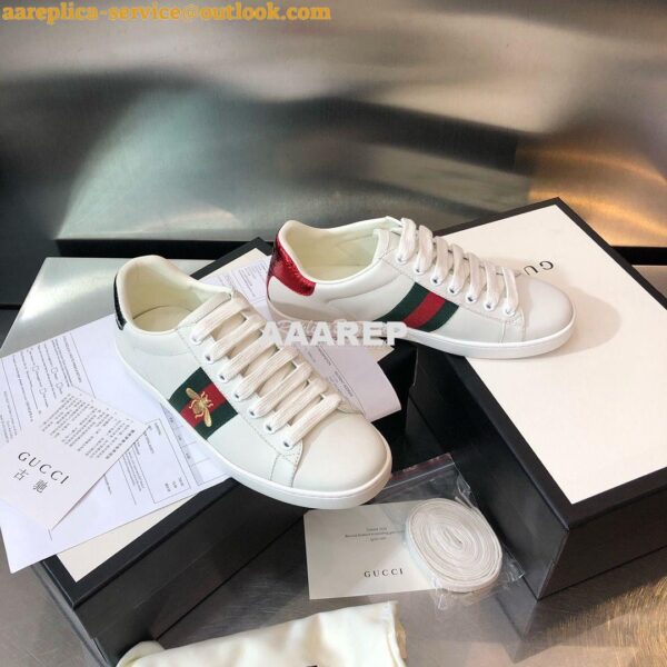 Replica Gucci Men Women's Ace with Embroidered Sneaker 431942 H01 7