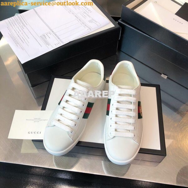 Replica Gucci Men Women's Ace with Embroidered Sneaker 431942 H01 8