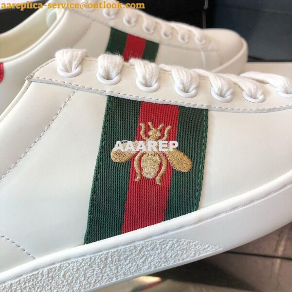 Replica Gucci Men Women's Ace with Embroidered Sneaker 431942 H01 10