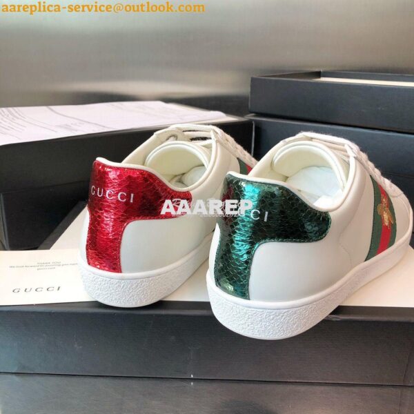 Replica Gucci Men Women's Ace with Embroidered Sneaker 431942 H01 11