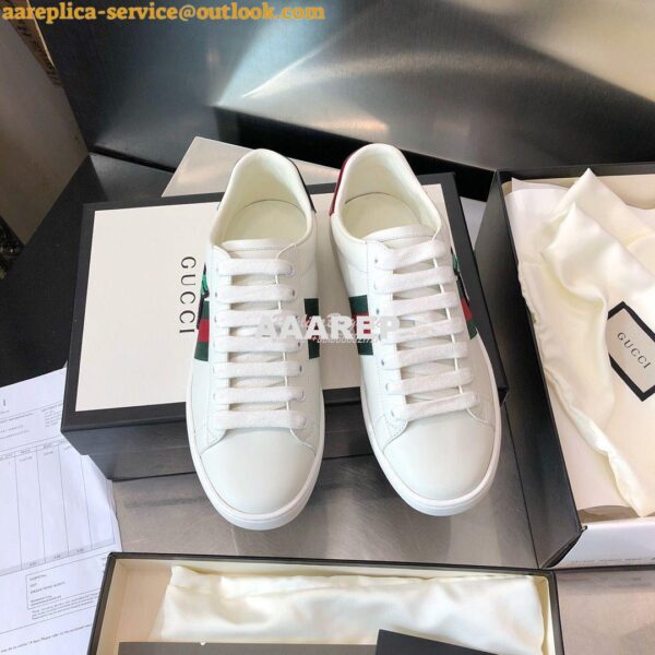 Replica Gucci Men Women's Ace with Embroidered Sneaker 431942 H02 5