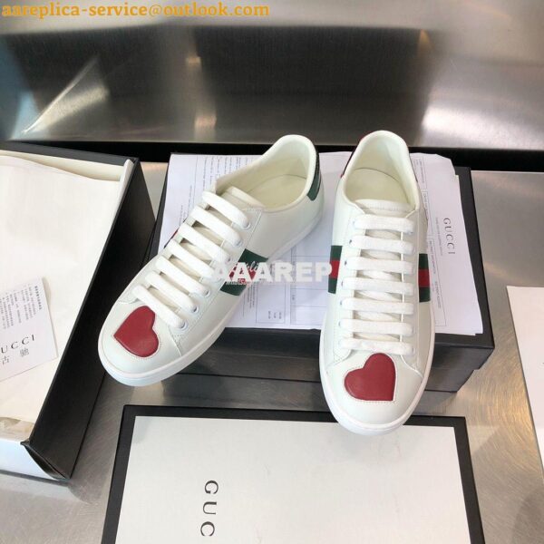 Replica Gucci Men Women's Ace with Embroidered Sneaker 431942 H03 4