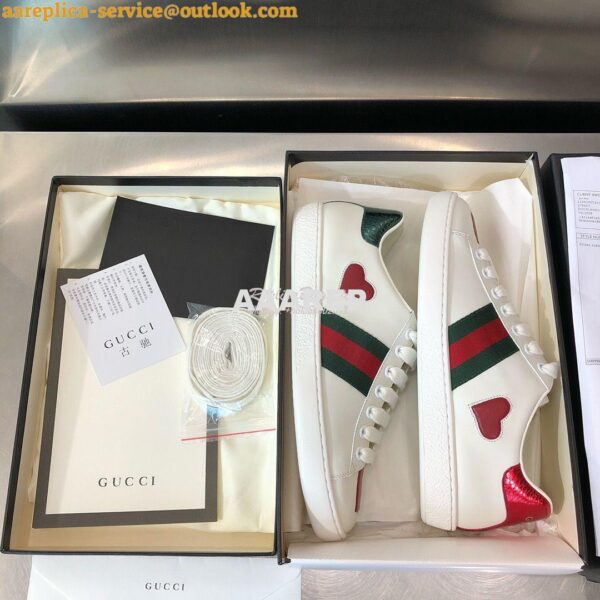 Replica Gucci Men Women's Ace with Embroidered Sneaker 431942 H03 5