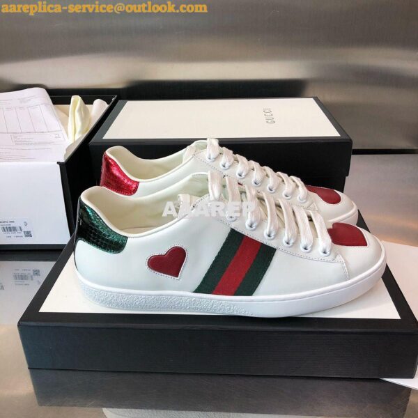 Replica Gucci Men Women's Ace with Embroidered Sneaker 431942 H03 6