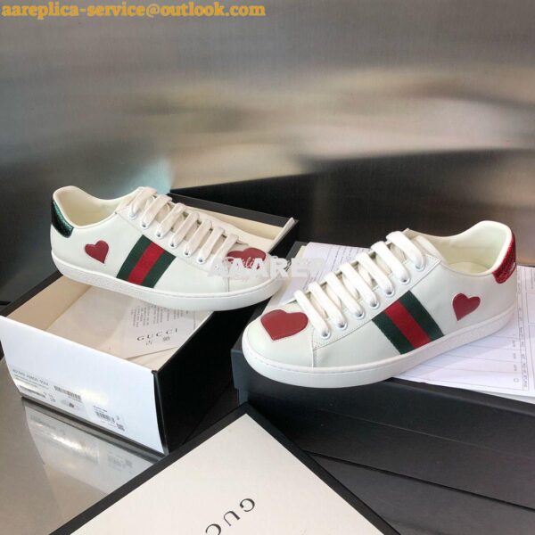 Replica Gucci Men Women's Ace with Embroidered Sneaker 431942 H03 7