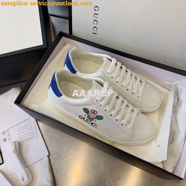 Replica Gucci Men Women's Ace with Embroidered Sneaker 431942 H04 5