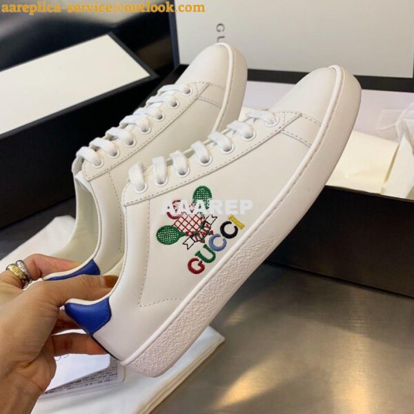 Replica Gucci Men Women's Ace with Embroidered Sneaker 431942 H04 7