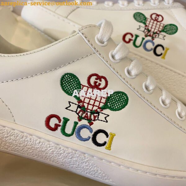 Replica Gucci Men Women's Ace with Embroidered Sneaker 431942 H04 8