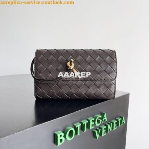 Replica Bottega Veneta BV Andiamo Large Flap Wallet 741504 Lambskin Fo 2