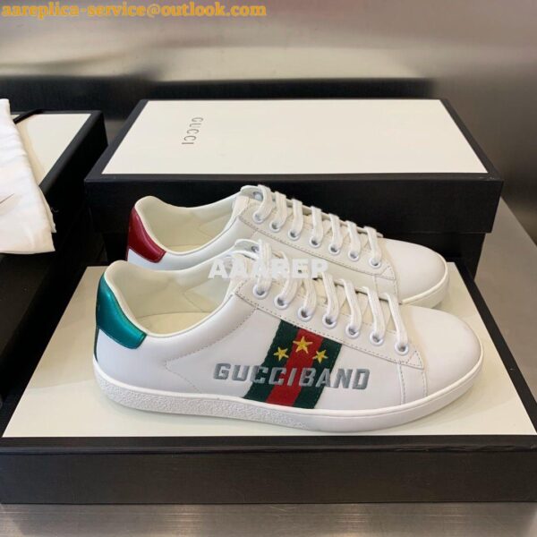 Replica Gucci Men Women's Ace with Embroidered Sneaker 431942 H05 3