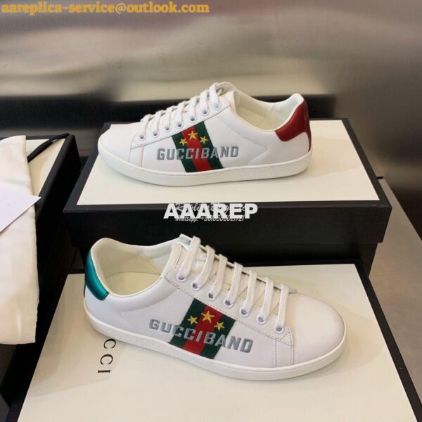 Replica Gucci Men Women's Ace with Embroidered Sneaker 431942 H05 4