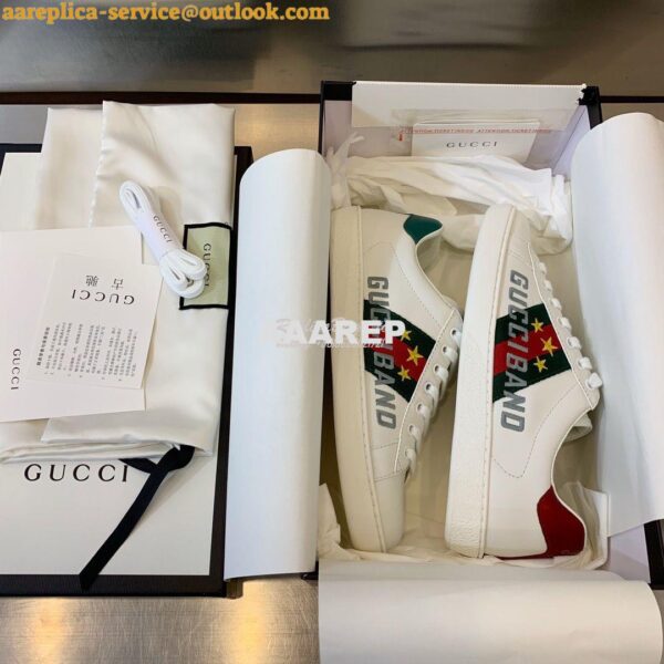 Replica Gucci Men Women's Ace with Embroidered Sneaker 431942 H05 5