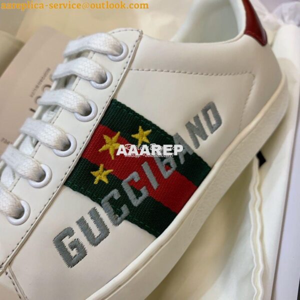 Replica Gucci Men Women's Ace with Embroidered Sneaker 431942 H05 7