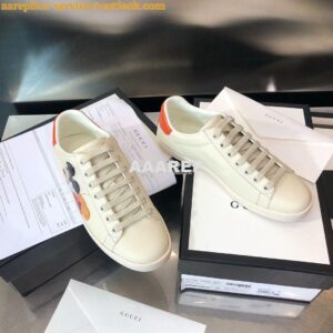 Replica Gucci Men Women's GG Disney x Print Ace Sneaker 431942 H07 2