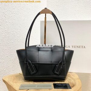 Replica Bottega Veneta BV Arco 33 Bag In French Calf 575943 Black