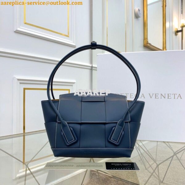 Replica Bottega Veneta BV Arco 33 Bag In French Calf 575943 Blue 3