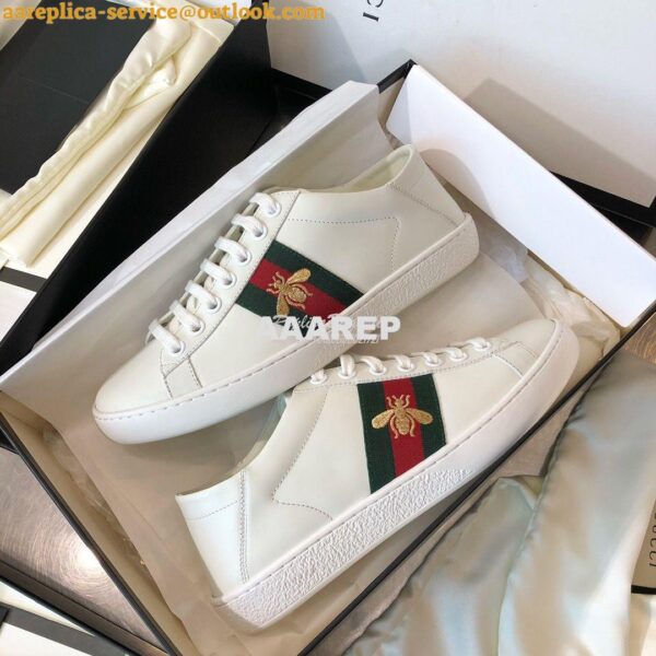 Replica Gucci Men Women's Print Ace Sneaker 475208 H09 4