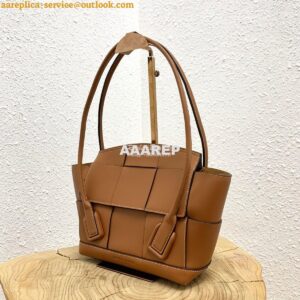 Replica Bottega Veneta BV Arco 33 Bag In French Calf 575943 Brown 2