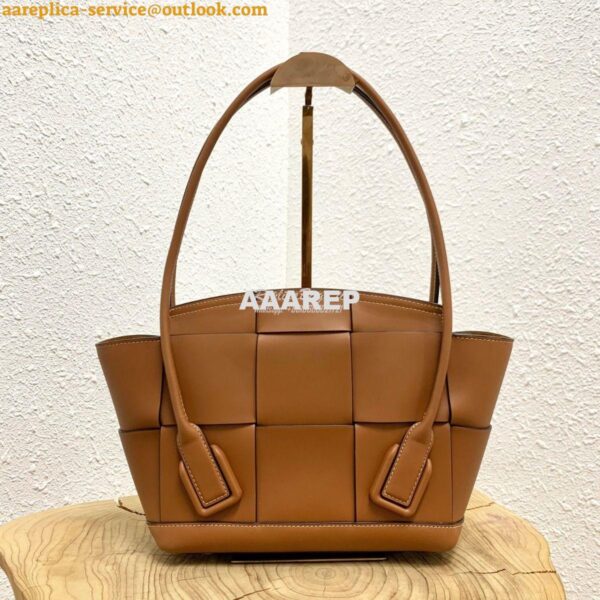 Replica Bottega Veneta BV Arco 33 Bag In French Calf 575943 Brown 5