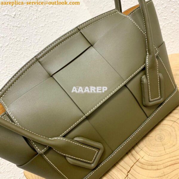 Replica Bottega Veneta BV Arco 33 Bag In French Calf 575943 Matcha 7