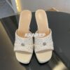 Replica Gucci Platform Slide Metallic Leather Sandal with Studs 740425 2