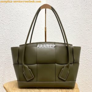 Replica Bottega Veneta BV Arco 48 Bag In French Calf 575941 Kaki 2