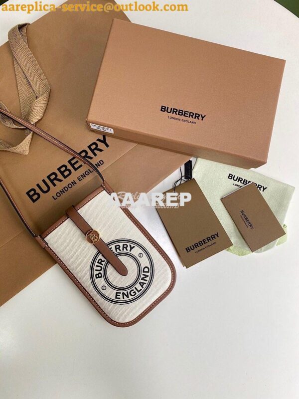 Replica Burberry canvas Phone Case with Strap 80267361 3