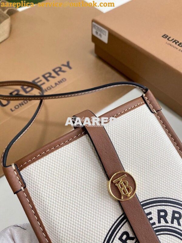 Replica Burberry canvas Phone Case with Strap 80267361 6