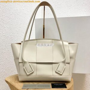 Replica Bottega Veneta BV Arco 48 Bag In French Calf 575941 White