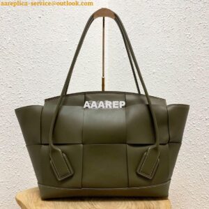 Replica Bottega Veneta BV Arco 56 Bag In French Calf 573400 Kaki 2