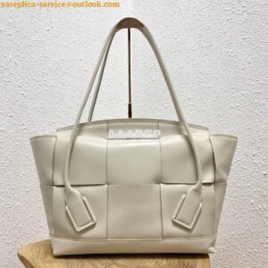 Replica Bottega Veneta BV Arco 56 Bag In French Calf 573400 White 2