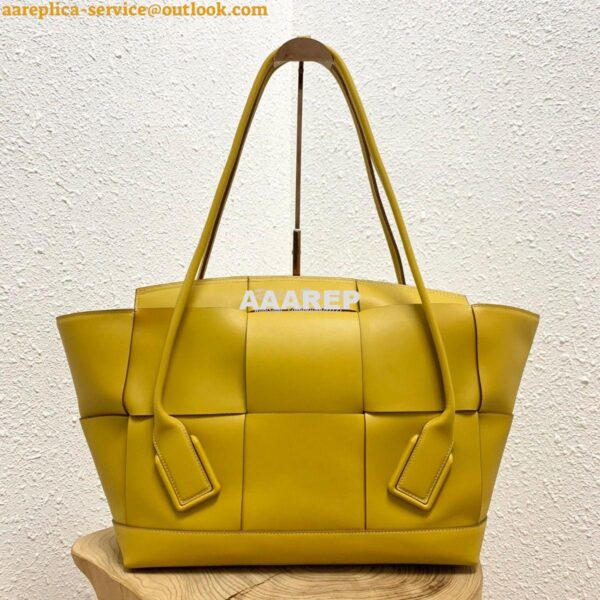 Replica Bottega Veneta BV Arco 56 Bag In French Calf 573400 Yellow 4