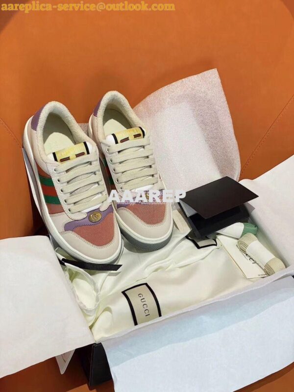 Replica Gucci Screener GG Sneaker Male/ Female 577684 G01 4