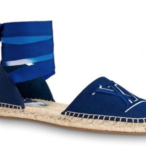 Replica Louis Vuitton LV Escale Starboard Flat Espadrille Blue