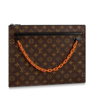 Replica Louis Vuitton A4 Pouch Monogram Canvas M44484