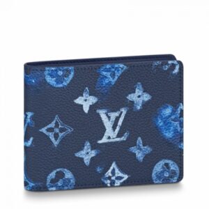 Replica Louis Vuitton Slender Wallet Ink Watercolor Leather M80464