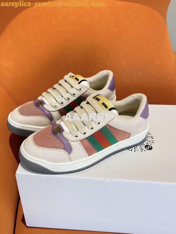 Replica Gucci Screener GG Sneaker Male/ Female 577684 G01 5