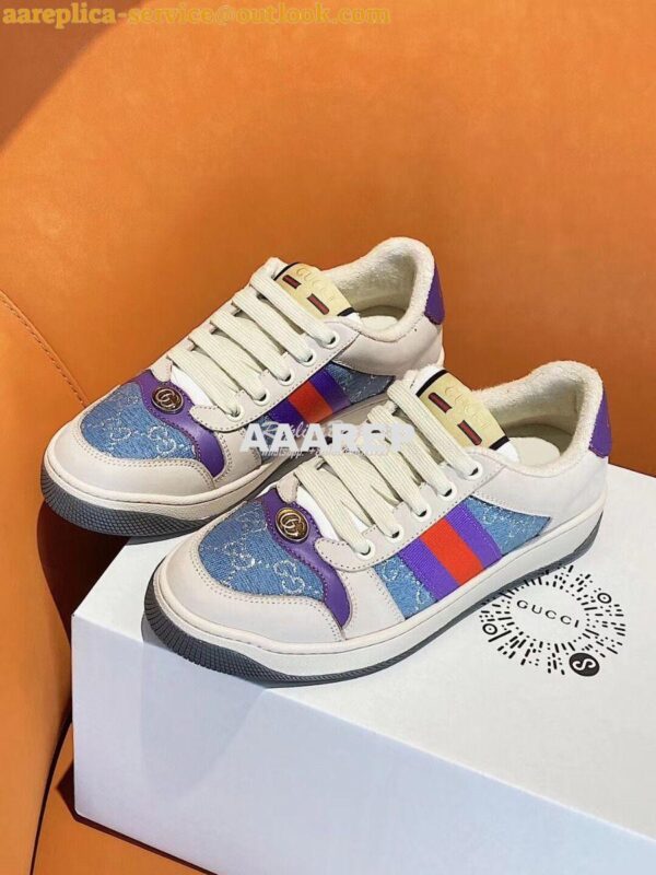 Replica Gucci Screener GG Sneaker Male/ Female 577684 G02 5