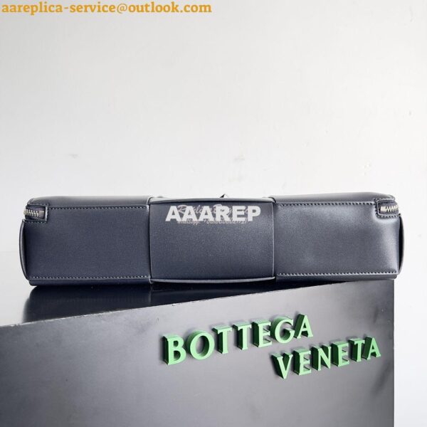 Replica Bottega Veneta BV Arco Briefcase Intreccio leather 680120 Blac 11