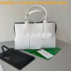 Replica Bottega Veneta BV Arco Briefcase Intreccio leather 680120 Blac