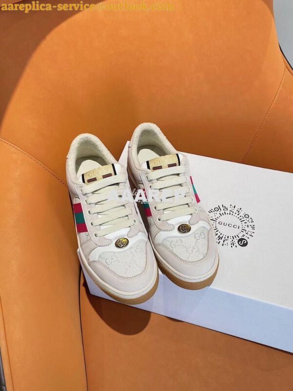 Replica Gucci Screener GG Sneaker Male/ Female 577684 G05 4