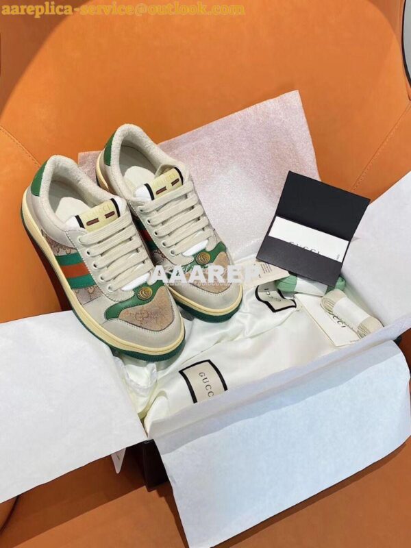 Replica Gucci Screener GG Sneaker Male/ Female 577684 G07 4