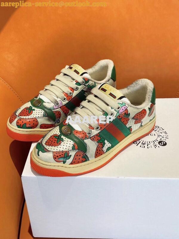 Replica Gucci Screener GG Sneaker Male/ Female 577684 G10 5