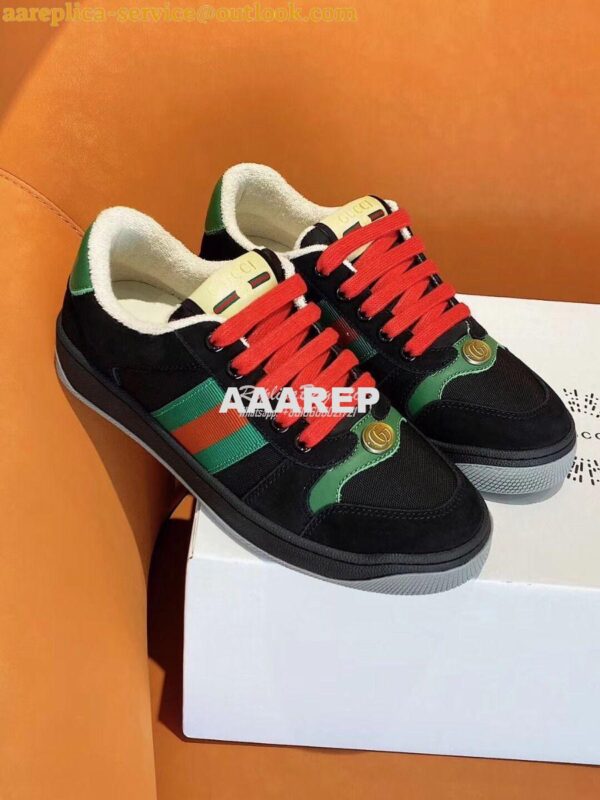 Replica Gucci Screener GG Sneaker Male/ Female 577684 G11 5